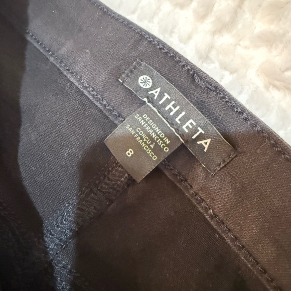 Athleta Women’s Flex Kick Flare Jean in Black Size 8 - Picture 7 of 12